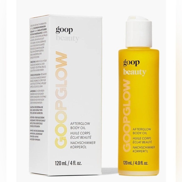 GOOP Glow Bundle. 3 pieces. New. Incl: brush, body oil, body polish - Picture 2 of 4